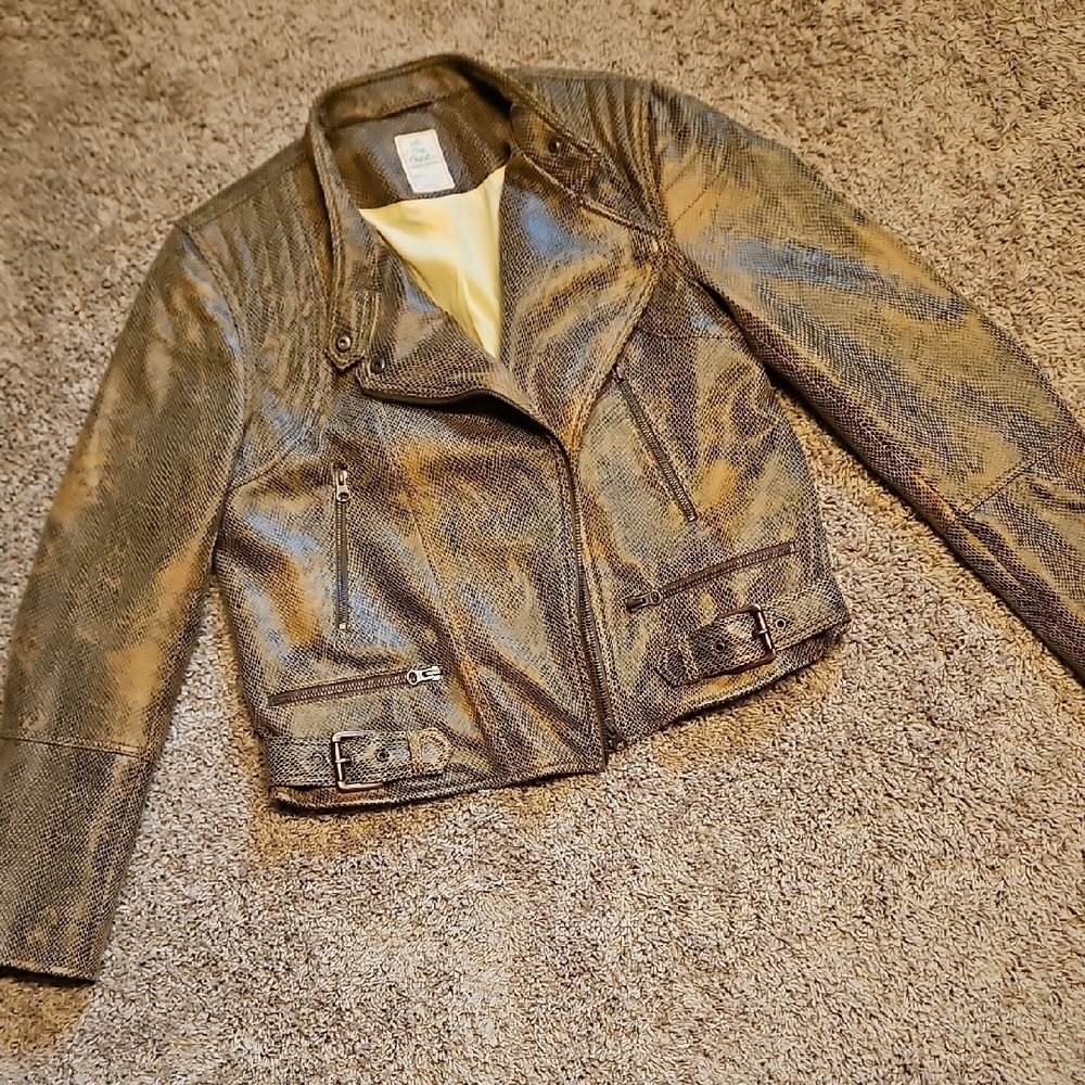 We The Free Fenix Vegan Faux Leather Moto Jacket - Picture 4 of 13